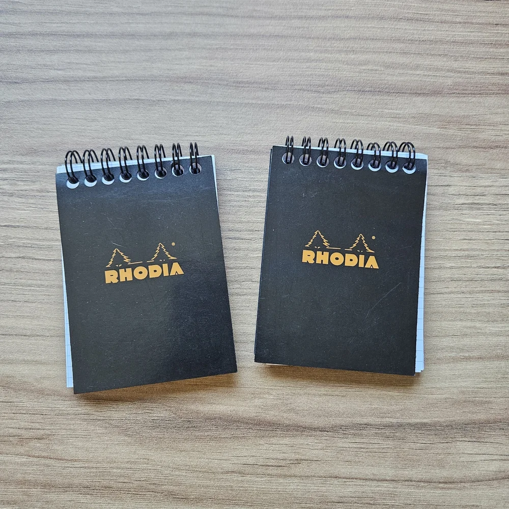 🔥4/$20 Rhodia Mini Spiral Notepads Memo Pads with Grid Paper - Picture 1 of 5